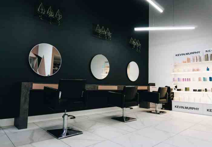 Conception dinterieur pour salon de coiffure haut de gamme