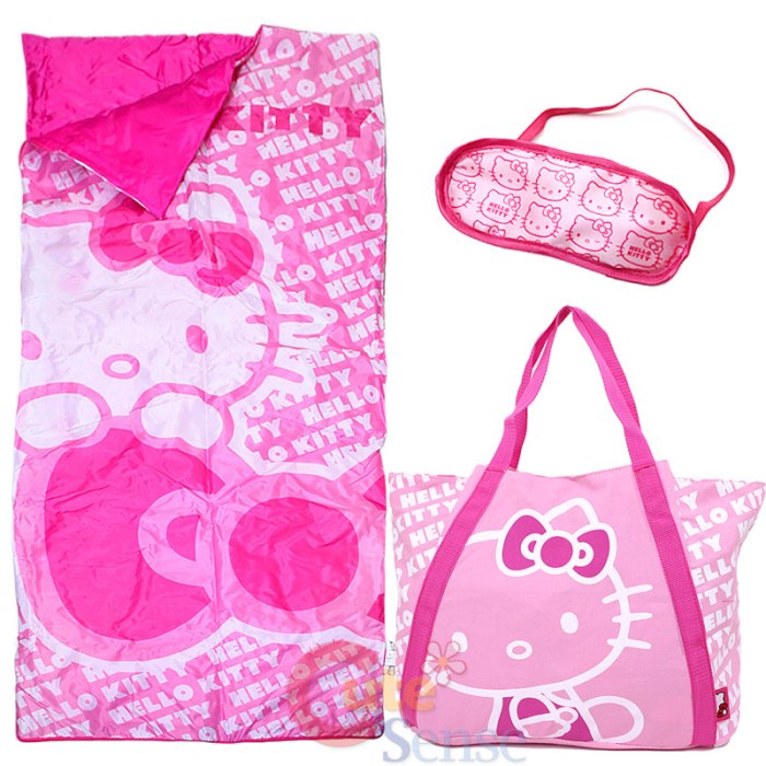 Kitty hello bed sleeping bag ready