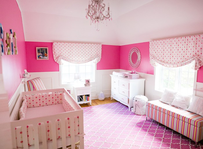 Chambre bebe fille taupe rose