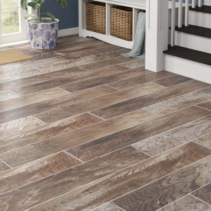 Carrelage effet parquet