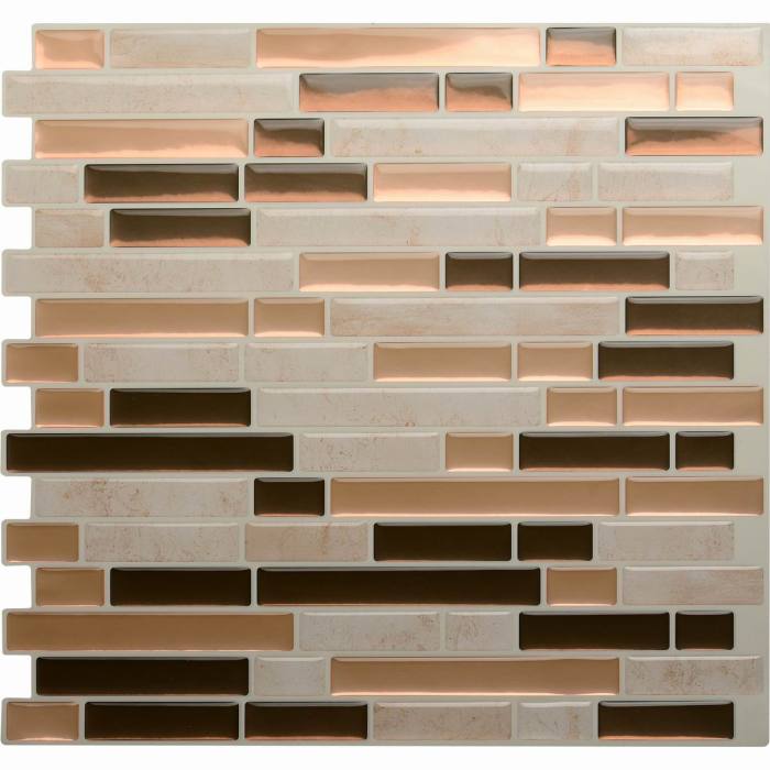 Backsplash adhesive tile self mosaic tiles kitchen choose board decor