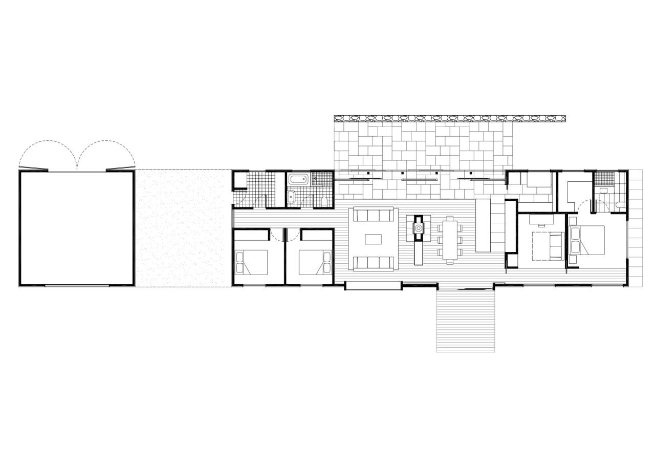 Plan maison terrain en longueur