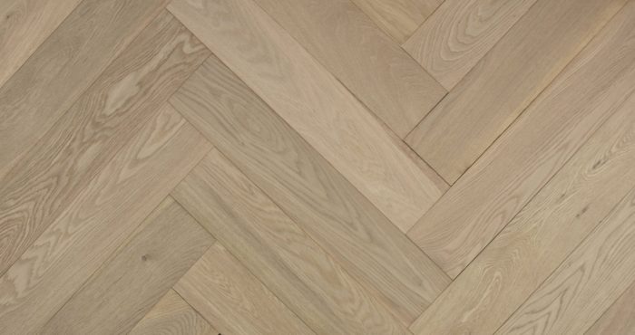 Parquet chene blanchi massif