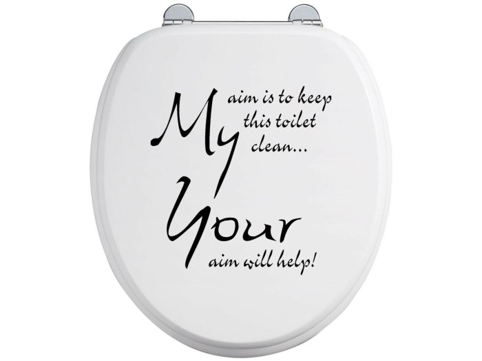 Toilet stickers sticker seat decals decal funny vinyl bathroom wall