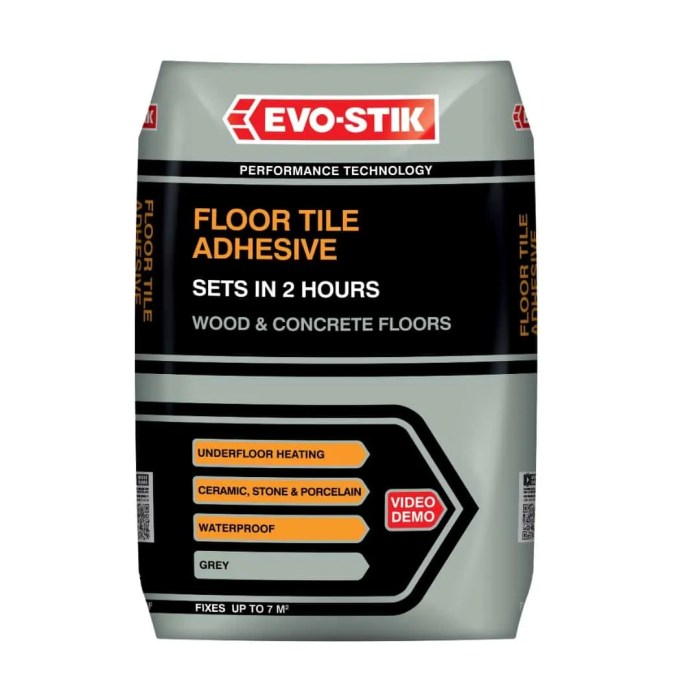 Adhesive grout unibond