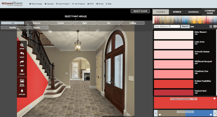 Room visualizer paint visualiser tile