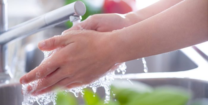 Hands wash water hand washing soap use sanitizer soapy keeping clean warm food extension wellness categories