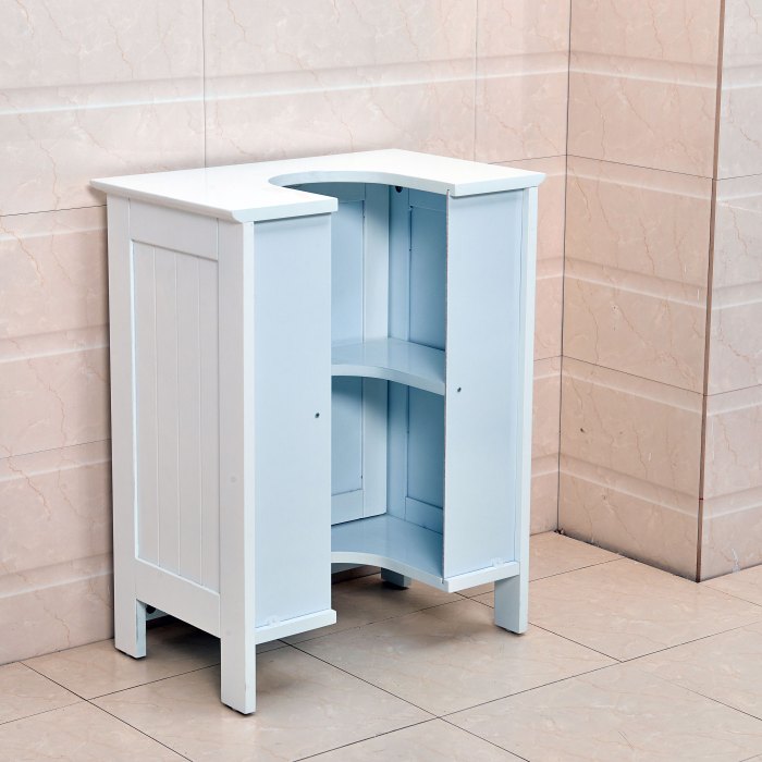 Sink bathroom under cabinet storage basin cupboard undersink wood unit vanity