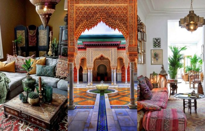 Tete de lit style marocain