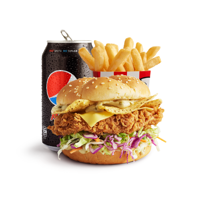 Crunch kfc burger