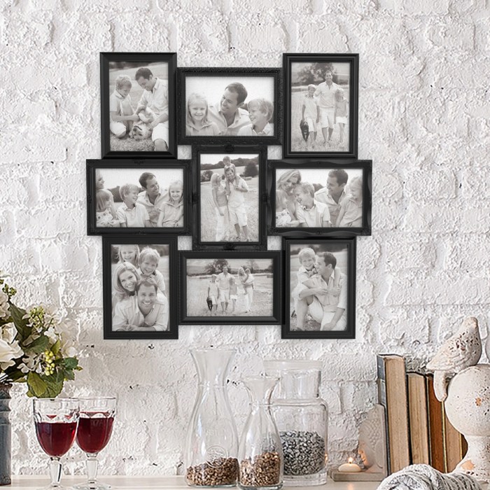 Frame collage wall picture multiple 4x6 hanging display decor personalized openings walmart frames lavish coll amazon