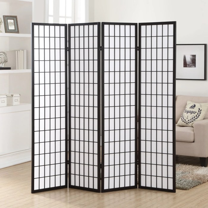 Japanese divider panel room screen shoji privacy oriental hartleys partition