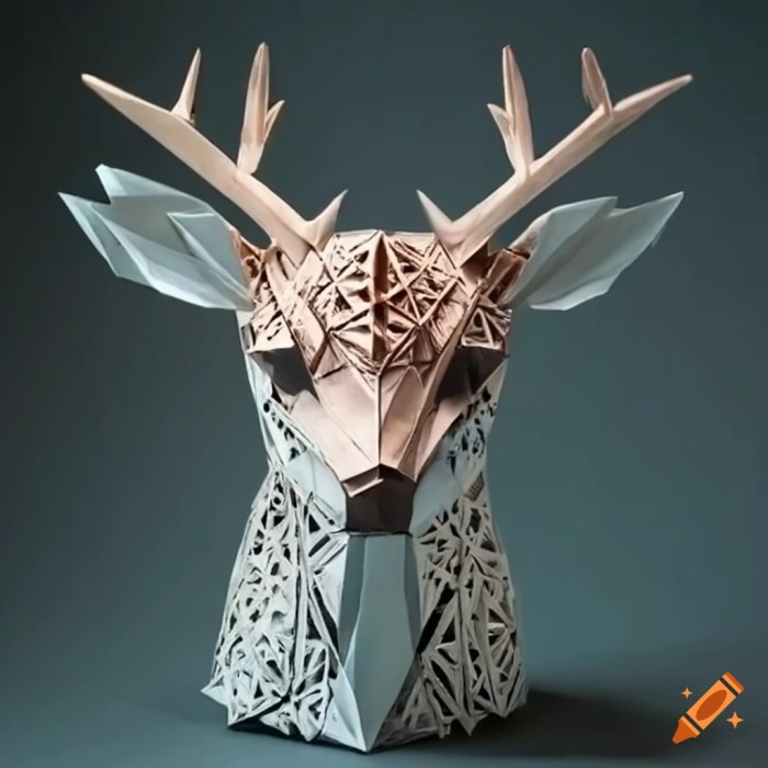 Origami deer