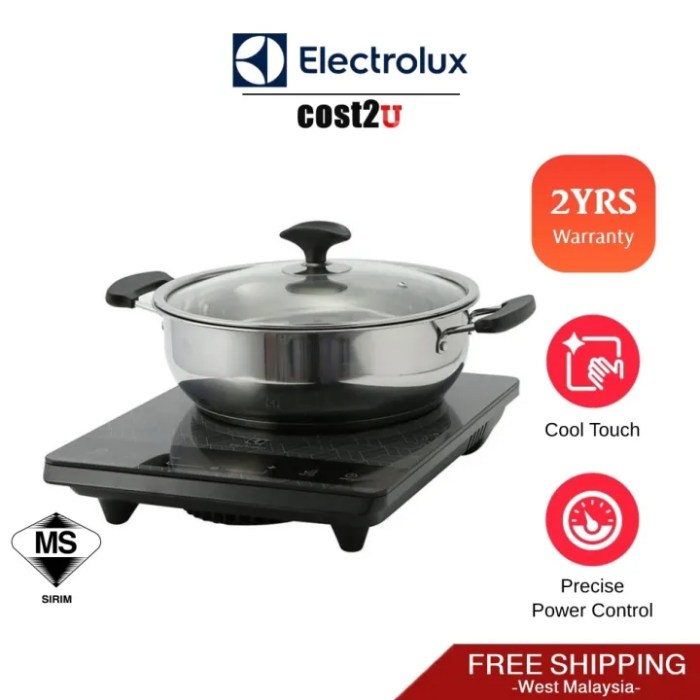 Cooktop electrolux induction