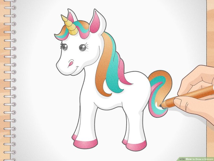 Photo de dessin de licorne