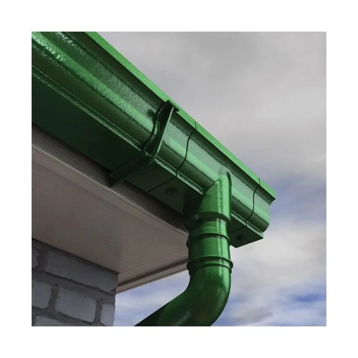 Guttering extruded gutter gutters ogee seamless