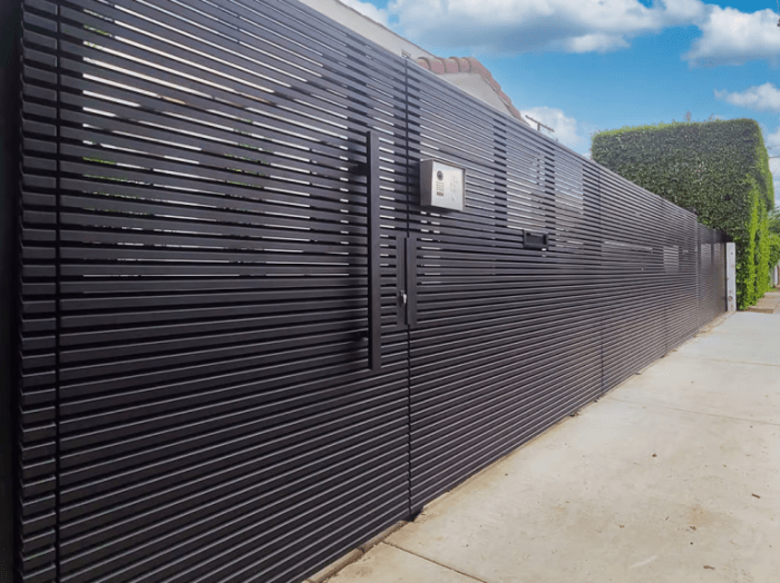 Gates aluminium fencing concepts edge brisbane