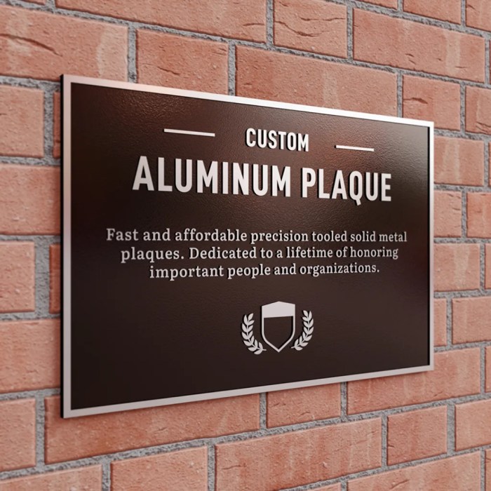 Plaque aluminium bricoman