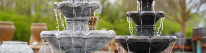 Fontaine en pierre castorama