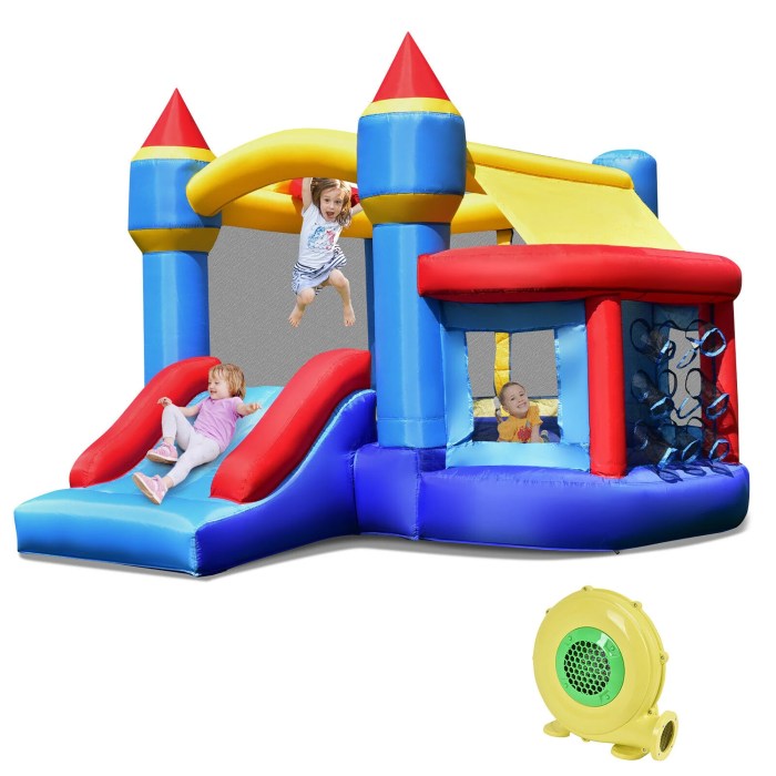 Castle bouncy inflatable bouncer