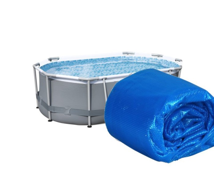 Ovale piscine bache bulle bestway abris