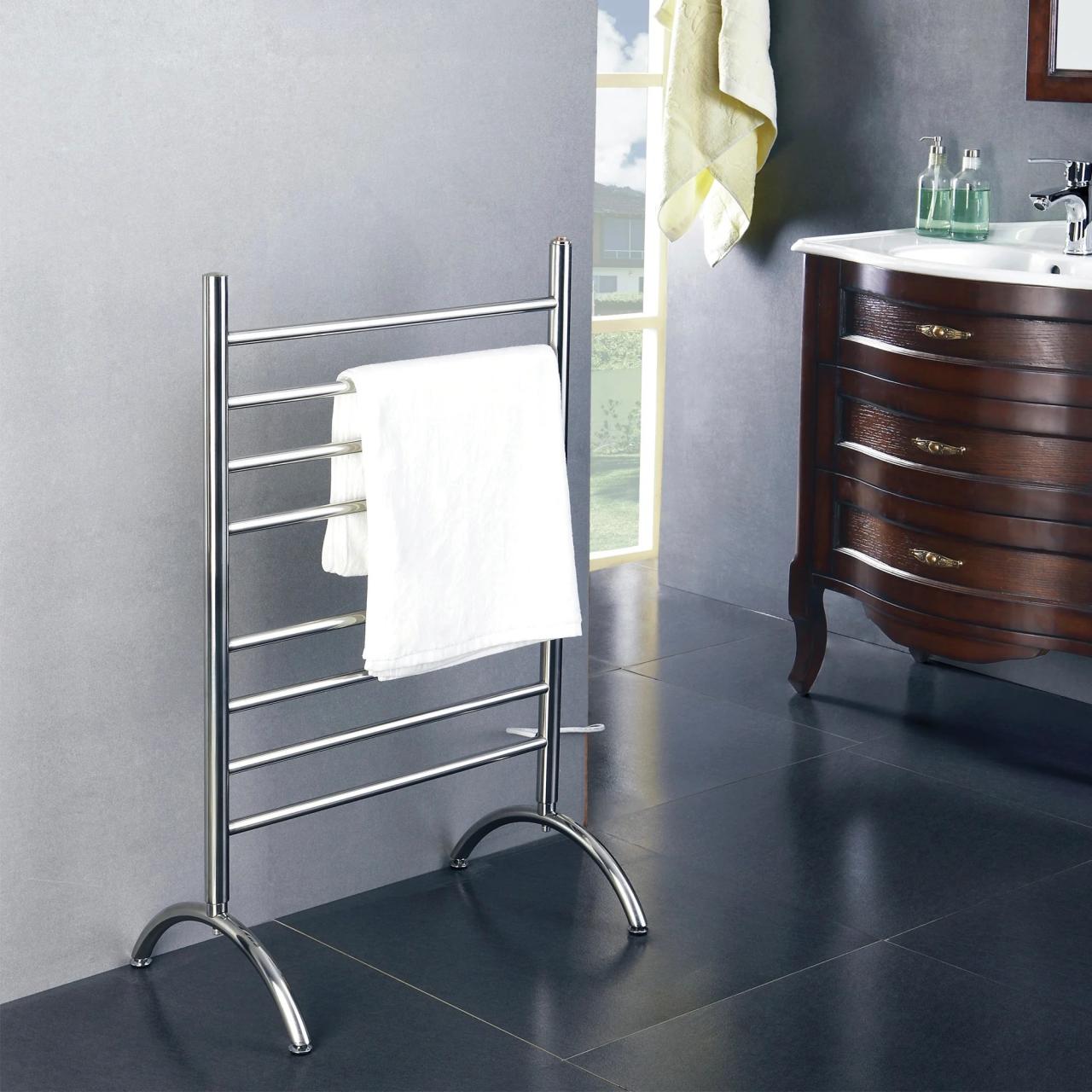 Towel heated warmer scaldasalviette rail