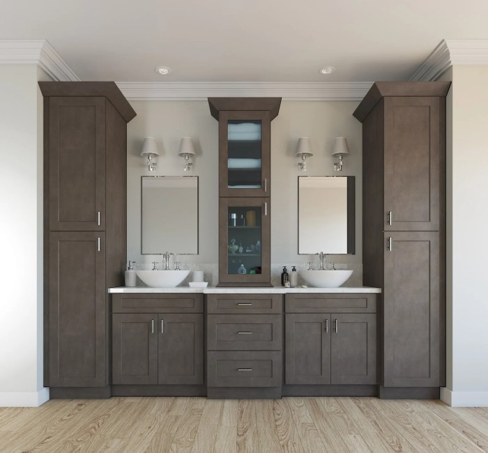 Bathroom shaker grey natural cabinets vanities ready vanity assemble small cabinet ideas bathrooms bath master stain cabinetry modern thertastore assembled