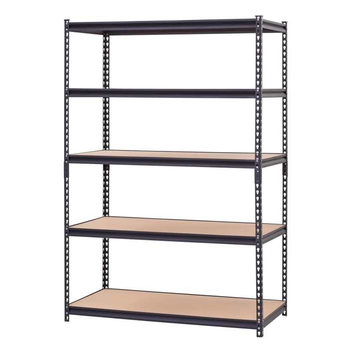 Storage garage metal shelves heavy duty shelf steel adjustable unit walmart