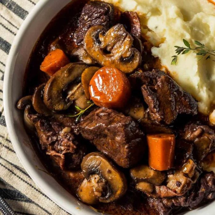 Beef bourguignon bourgignon diverse customary stove simpler broiler