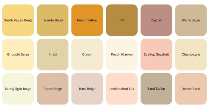 Comment obtenir du beige