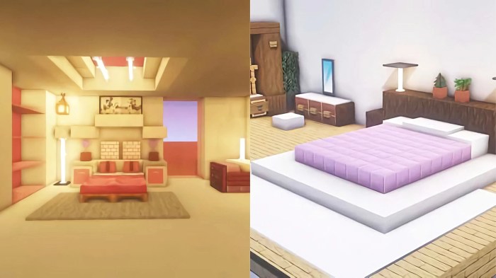 Minecraft deco chambre