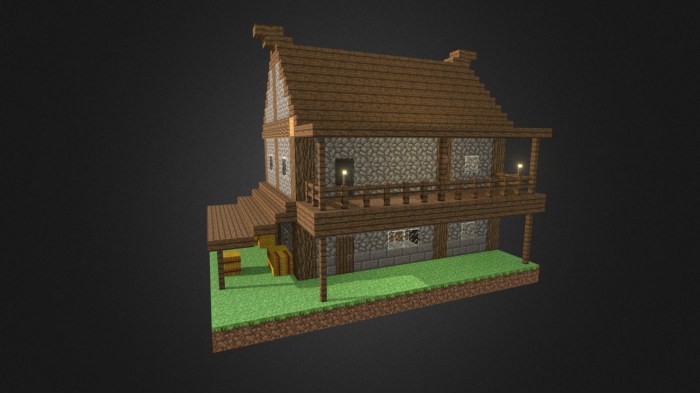 Model maison minecraft