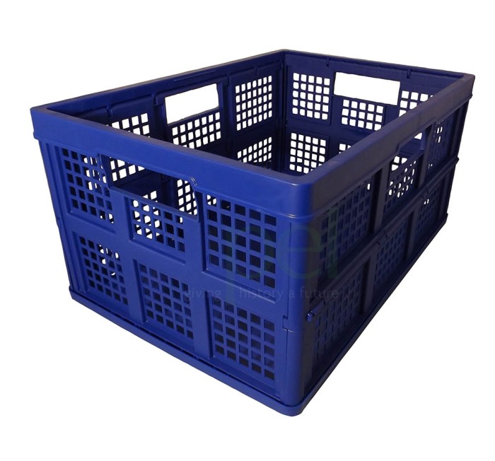 Collapsible bins stackable clevermade crates lids folding utility solid