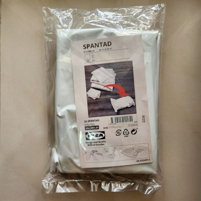 Sac rangement sous vide ikea