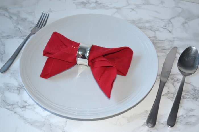 Napkin fold ways holiday fun