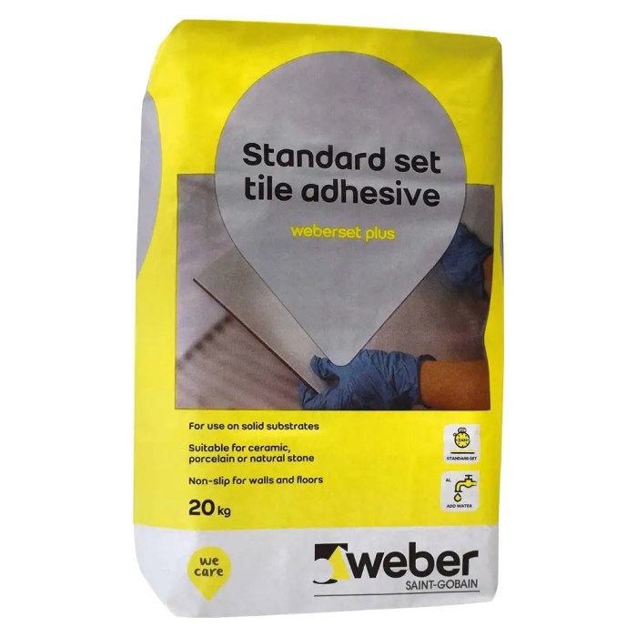 Weber adhesives adhesive kg