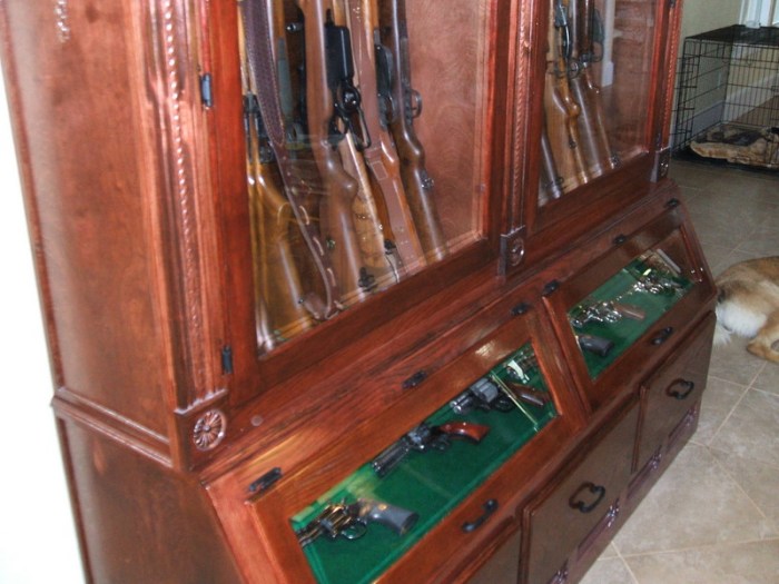 Armoire fusil brico depot