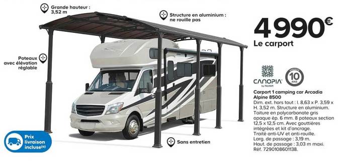 Carport brico abri voiture merlin leroy gamboahinestrosa castorama construire ment pente auvent finest top40 trendmetr source voitures ides