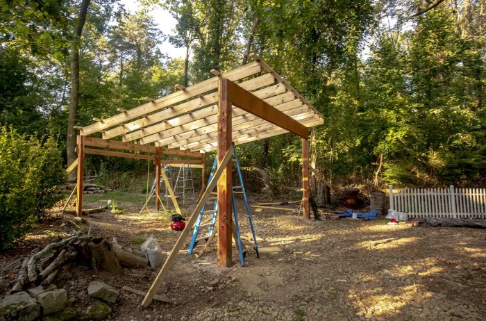 Carport double cabin log kit price