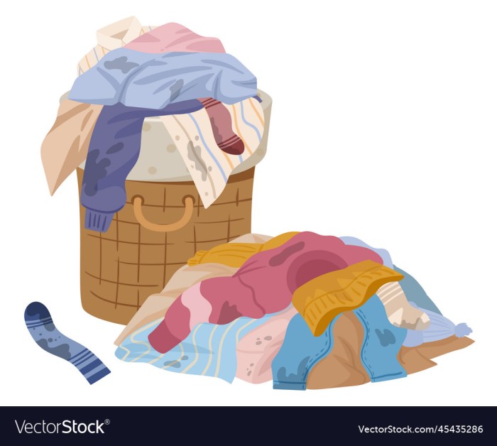 Laundry dirty basket stock