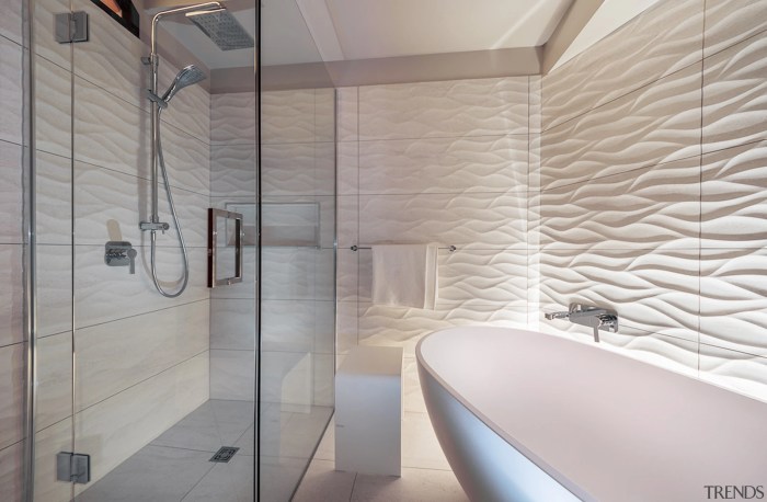 White bathroom tiles texture modern trendecors