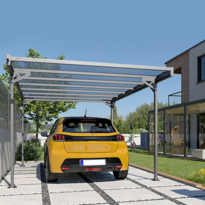 Trigano mistral gamme carport une toit