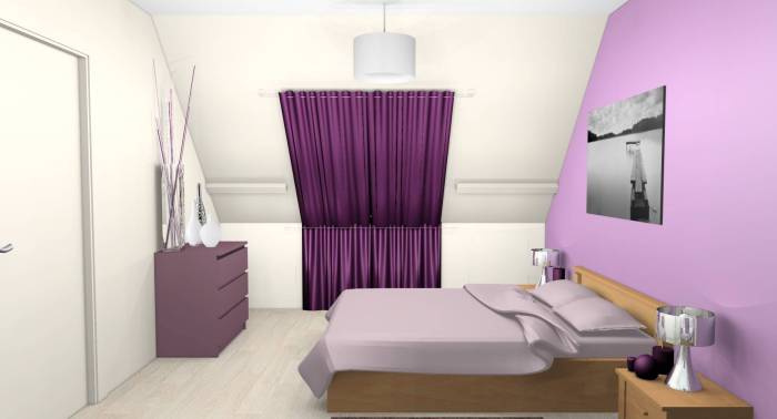 Prune chambre adulte taupe