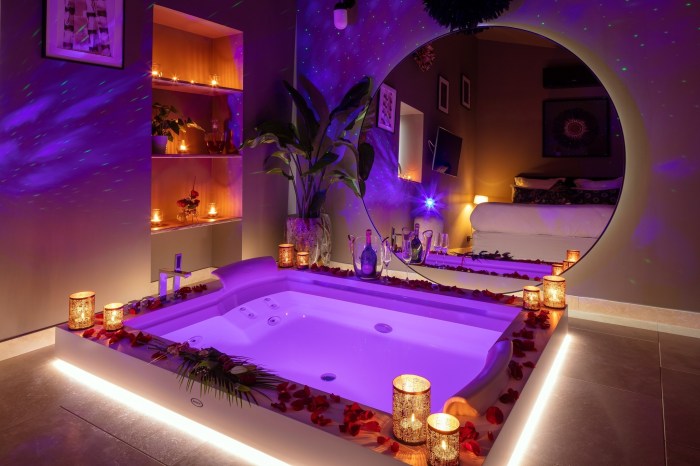 Jacuzzi tub amoureux