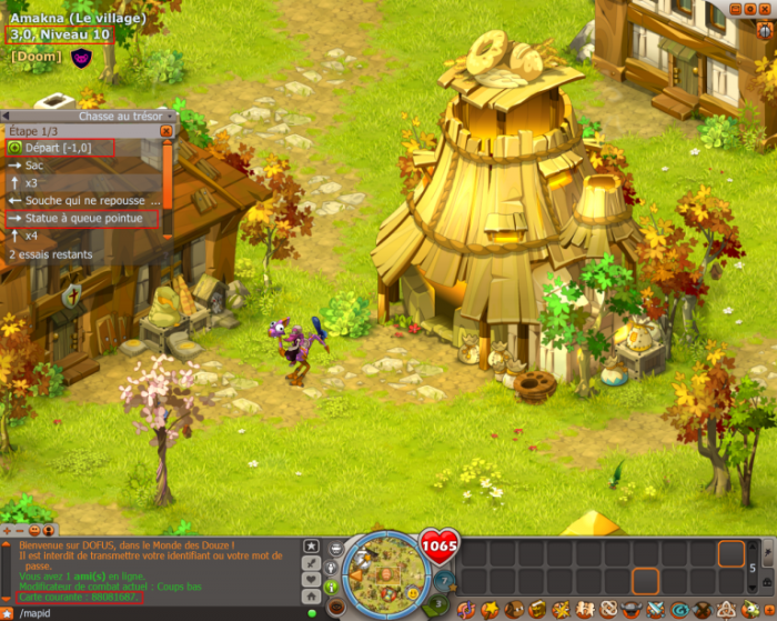 Rondin de bois chasse dofus