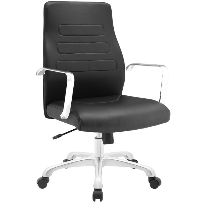 Chairs chair office cheap mid modern back discount waterfall aluminum seat