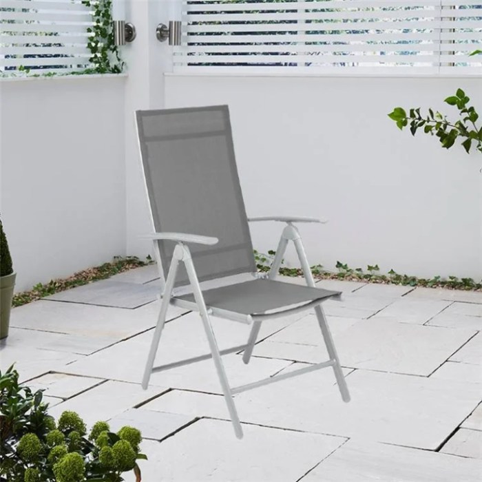 Garden furniture white para aluminum made recycled materials patio lacquered matte jardin terrazas jardines living ideas terraza sets concept room