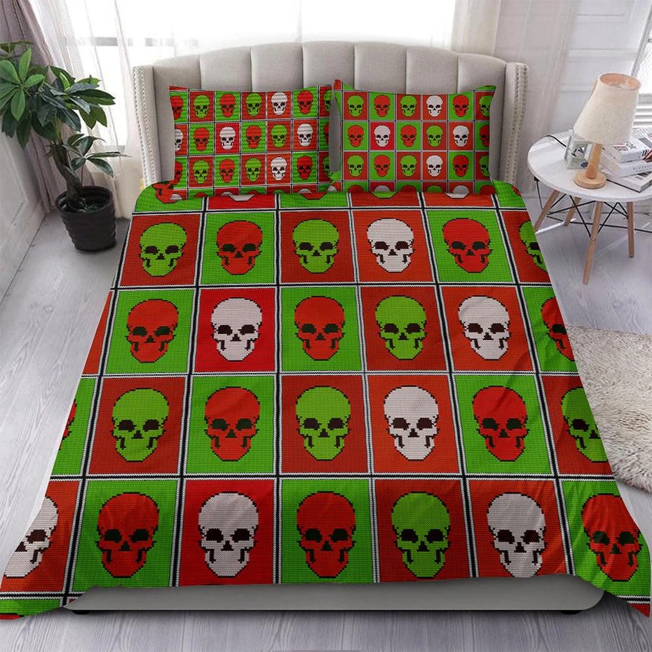 Skull duvet faceoff cover bedrooms distinct appeal bring covers cool