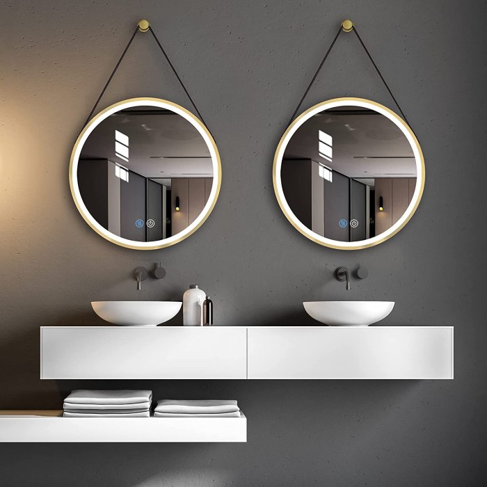 Miroir salle de bain conforama