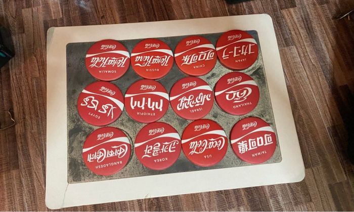 Stickers coca cola pour frigo